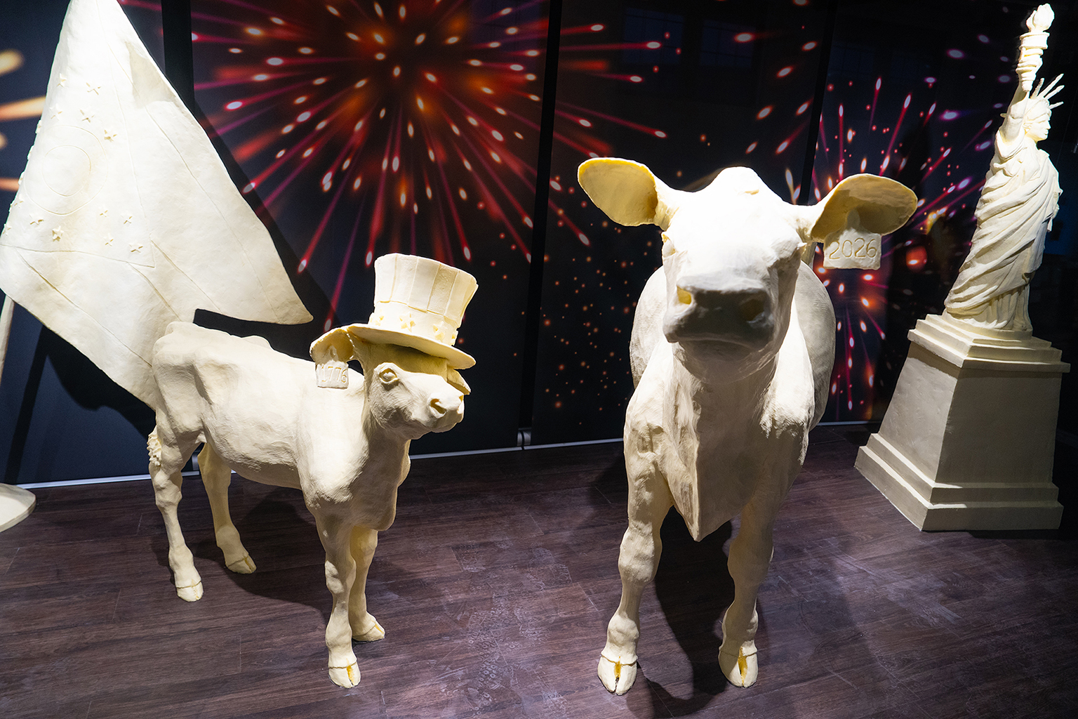 2026 Butter Cow Display Celebrates America’s Birthday